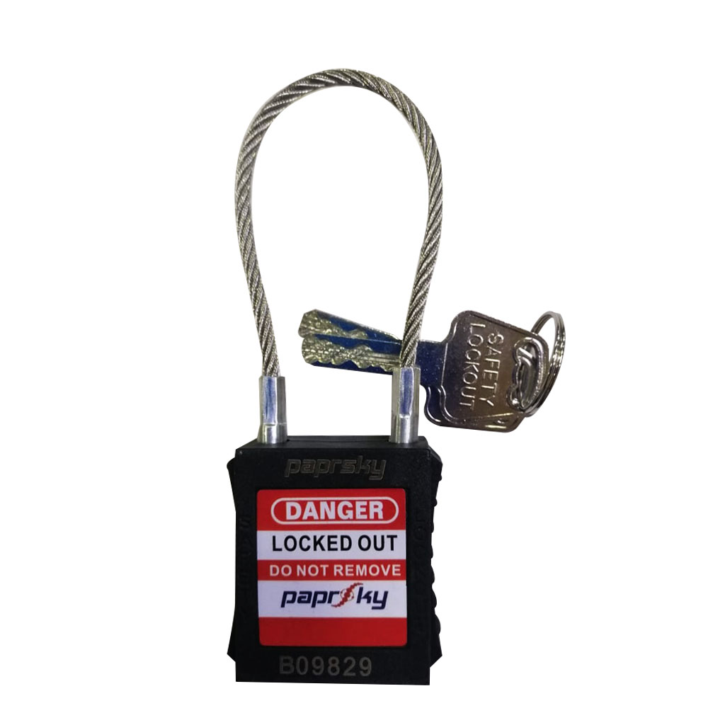 Lockout Padlock PS-LOTO-PWR-38 Black